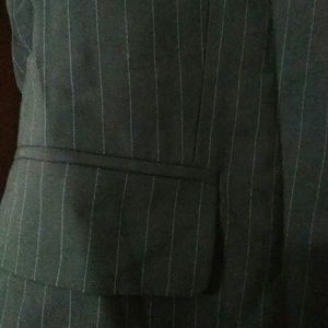 Womens vest Harold's size 12 black pinstripe